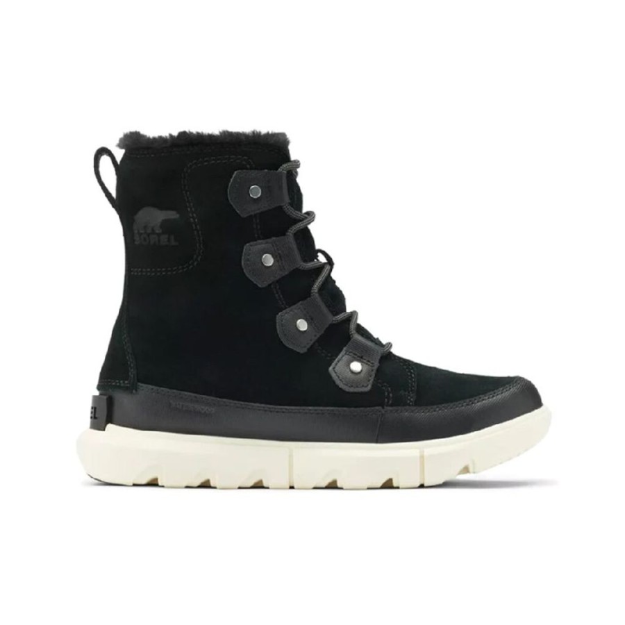 Sorel Explorer Ii Faux Fur Black Fawn | Boots