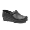 Dansko Professional Black Cabrio Leather Wide | Clogs