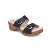 Dansko Sophie Black Leather | Sandals