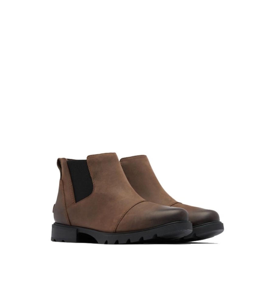 Sorel Emelie Iii Chelsea Tobacco Black | Boots