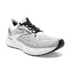 Brooks Running Glycerin 22 Stealth Fit White Grey Black Men'S | Athletic