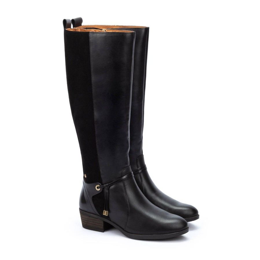 Pikolinos Daroca Tassel Tall Black | Boots