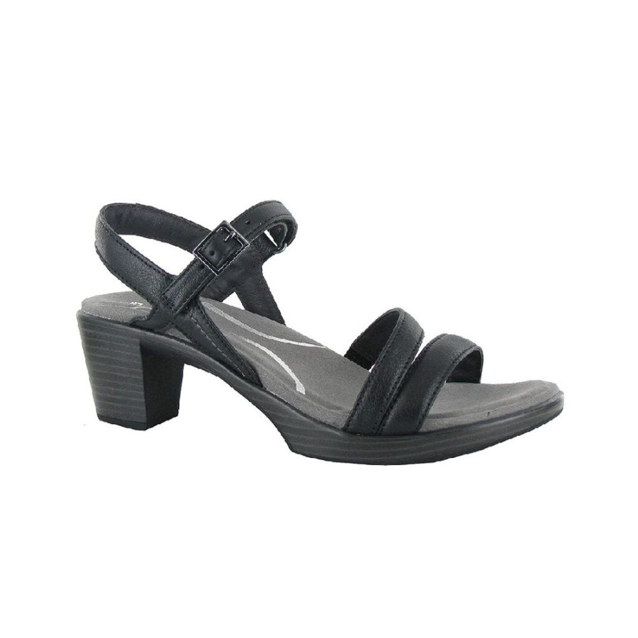 Naot Bounty Soft Black Leather | Sandals