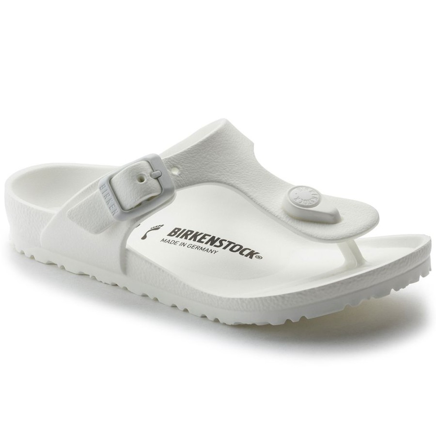 Birkenstock Gizeh Kid'S Eva White Narrow Width | Girls