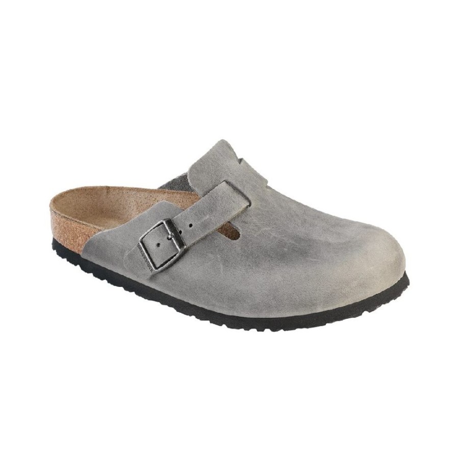 Birkenstock Boston Iron Narrow Width Soft Footbed | Clogs