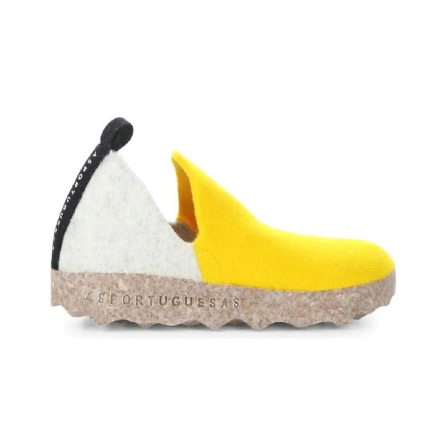 Asportuguesas City Split Yellow Off White | Slippers