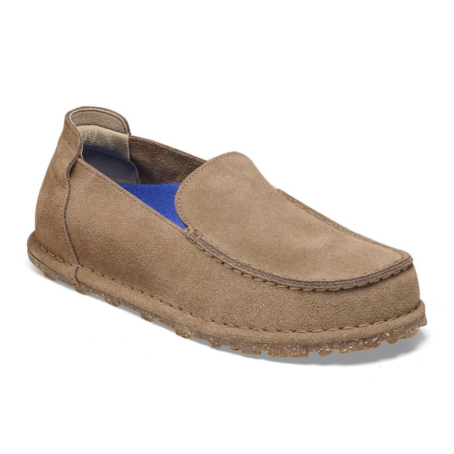 Birkenstock Utti Taupe Suede Leather Regular Width | Casual