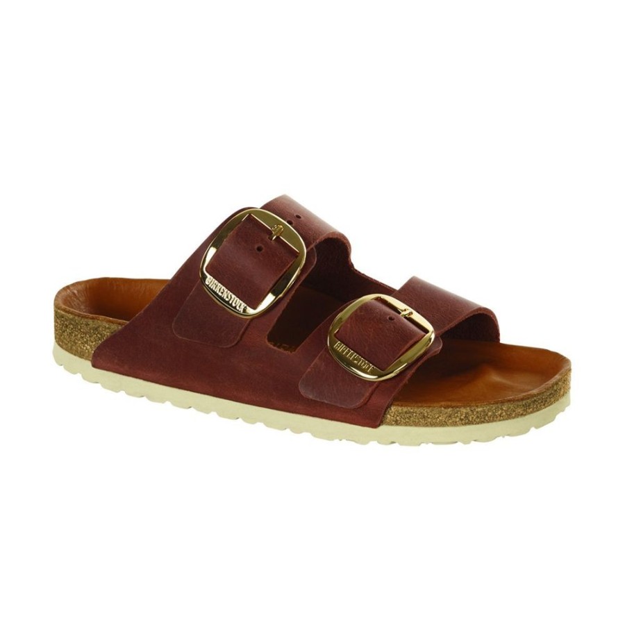 Birkenstock Arizona Big Buckle Antique Brown Narrow Width | Sandals