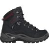 Lowa Renegade Gtx Mid Black Burgundy Women'S | Boots