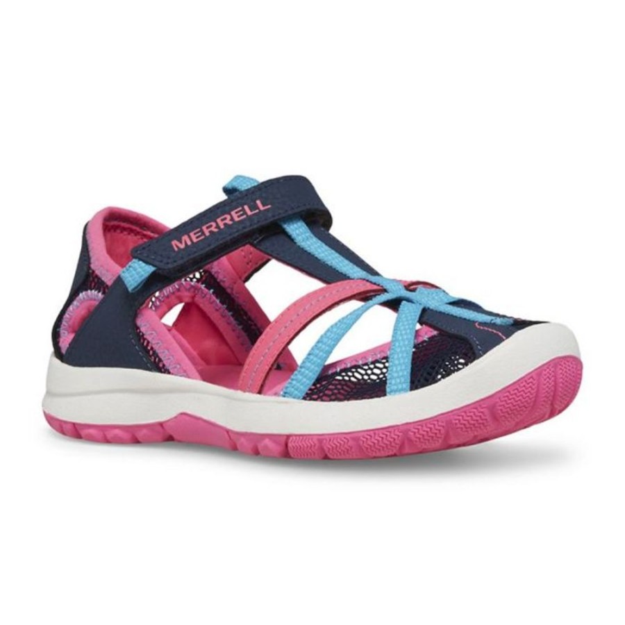 Merrell Dragonfly Navy Turquoise Pink Kid'S | Girls