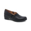 Dansko Camdyn Black Burnished Leather | Clogs