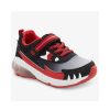 Stride Rite M2P Lighted Jaws Black Red Little Kids | Boys