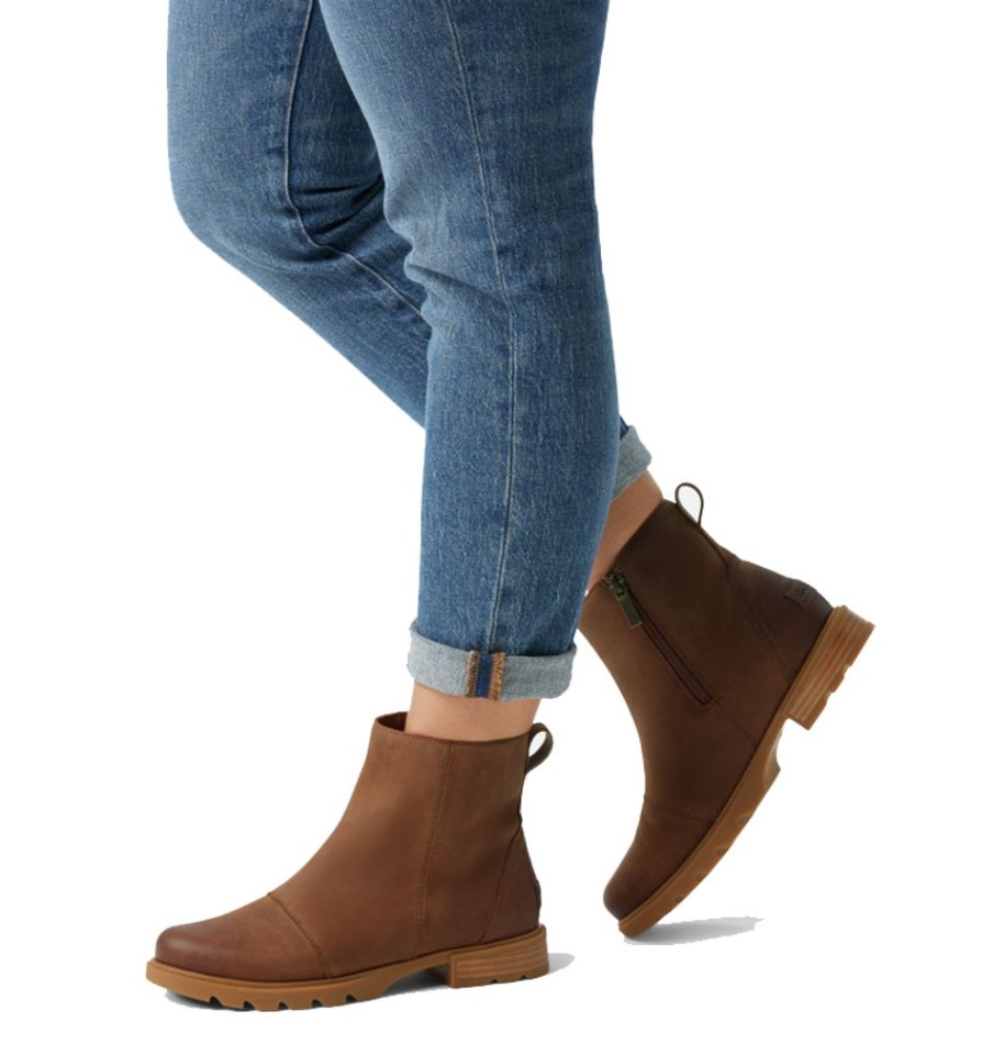 Sorel Emelie Iii Zip Wp Velvet Tan Gum | Boots