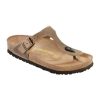 Birkenstock Gizeh Tobacco Oiled Leather Regular Width Hard Footbed | Sandals