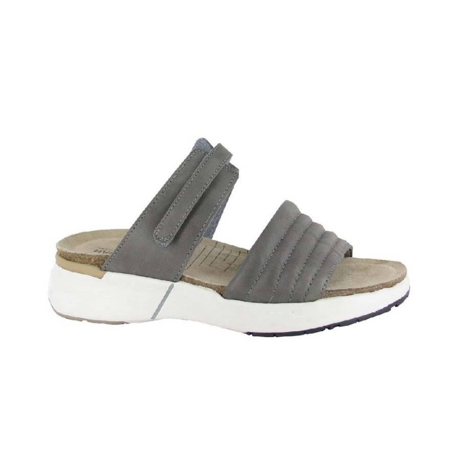 Naot Vesta Foggy Grey Leather | Sandals