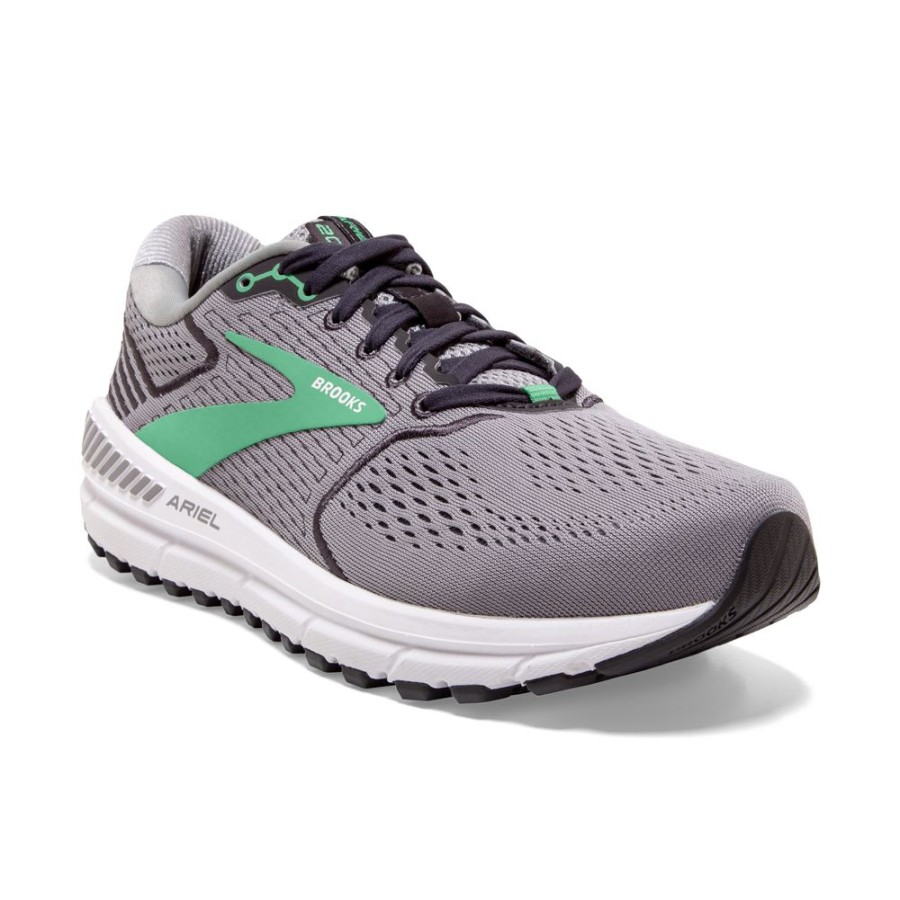 Brooks Running Ariel 20 Alloy Blackened Pearl Green Women'S | Athletic