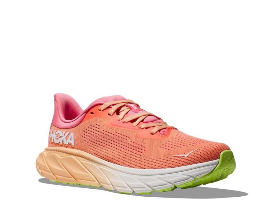 Hoka Arahi 7 Papaya Coral Women'S | Athletic