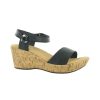 Naot Pier Soft Black Leather | Sandals