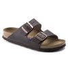 Birkenstock Arizona Habana Oiled Leather Narrow Width Soft Footbed | Sandals