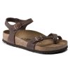 Birkenstock Taormina Habana Oiled Leather Regular Width Hard Footbed | Sandals