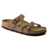 Birkenstock Franca Tobacco Oiled Leather Regular Width Hard Footbed | Sandals