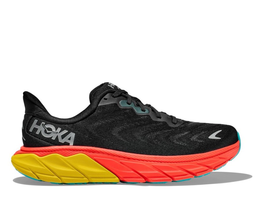 Hoka Arahi 6 Black Flame Men'S | Athletic