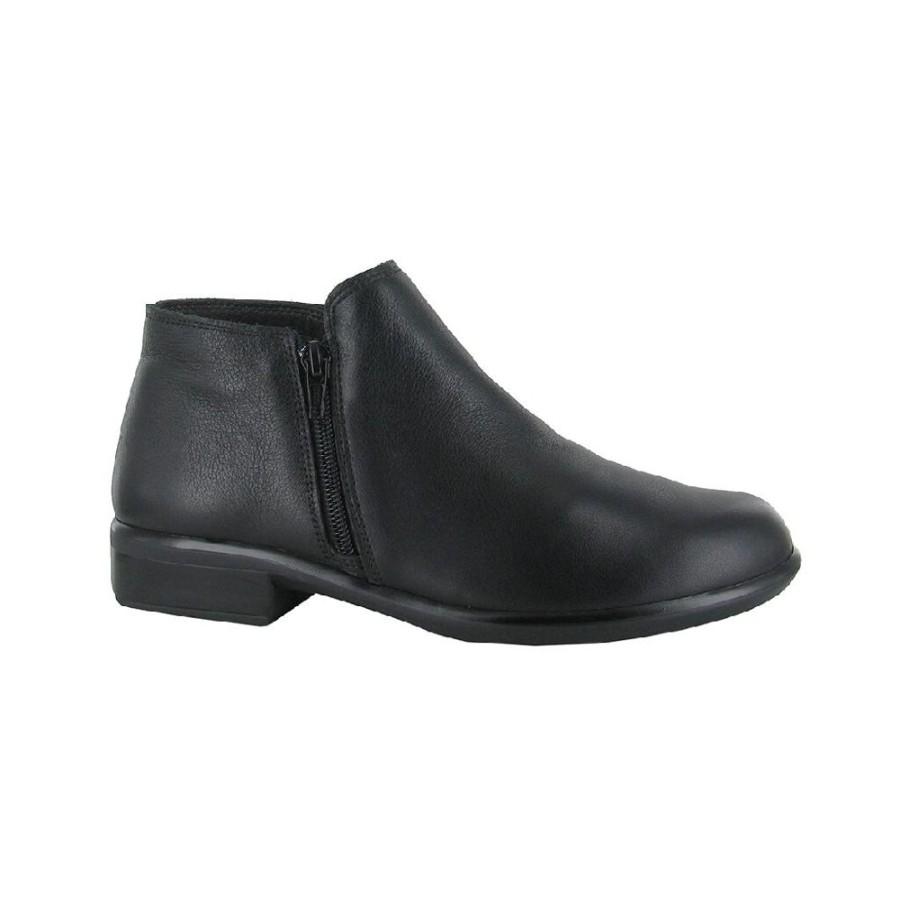 Naot Helm Water Resistant Black Leather | Boots