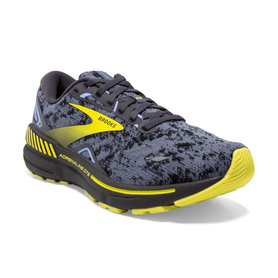 Brooks Running Adrenaline 23 Nine Iron Folkstone Sulfur Men'S | Athletic