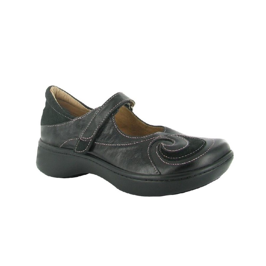 Naot Sea Black Leather | Sandals