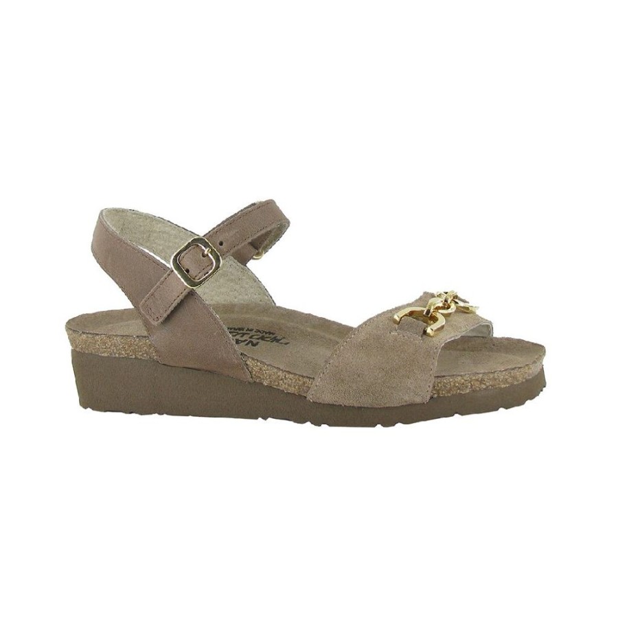 Naot Aubrey Almond Suede | Sandals