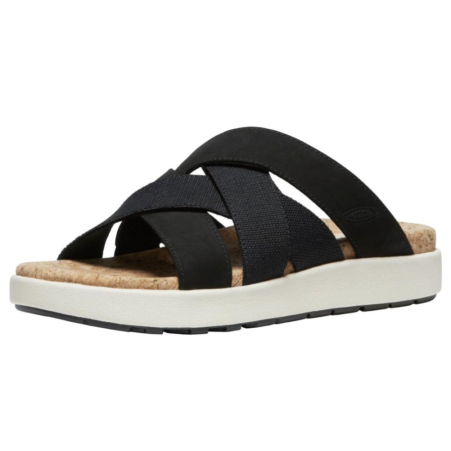 Keen Elle Mixed Slide Black Birch | Sandals