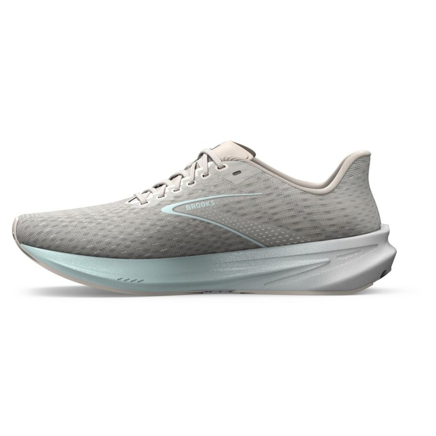 Brooks Running Hyperion Grey Blue Glass White Women'S | Athletic