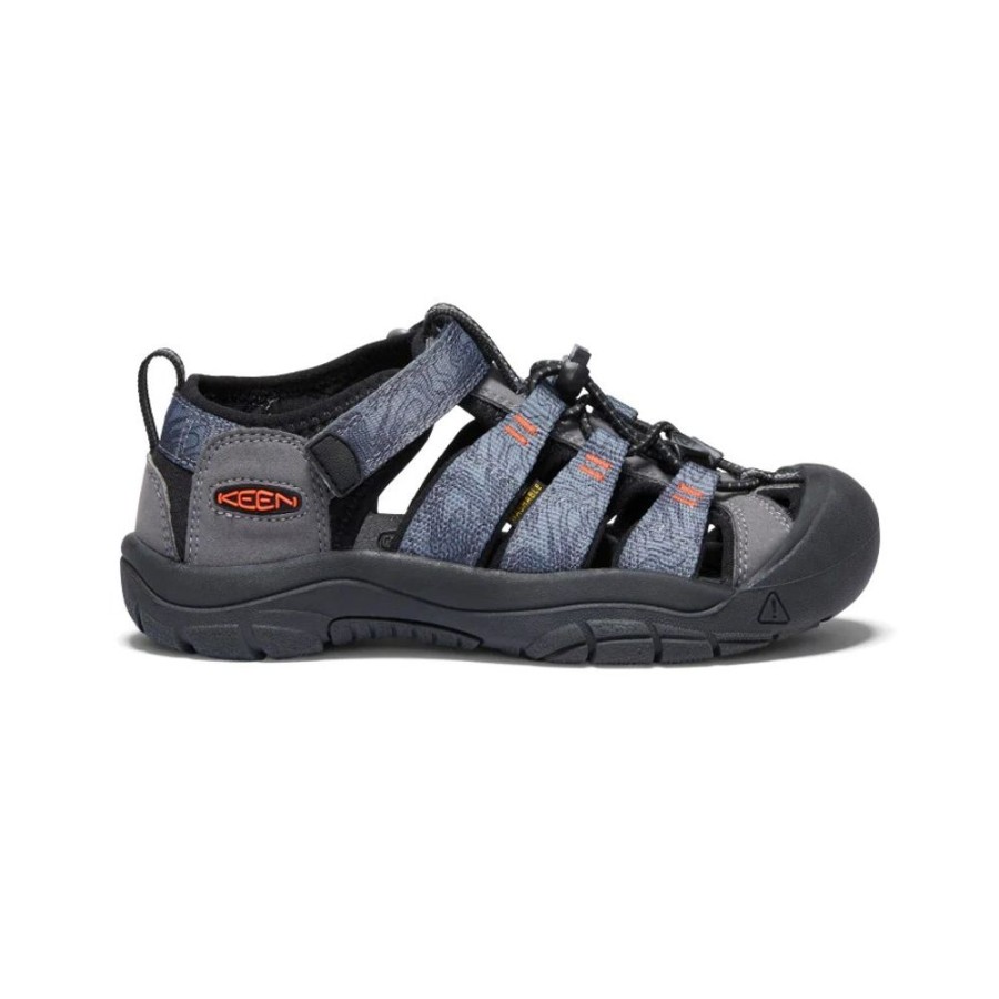 Keen Newport H2 Steel Grey Black Little Kid'S | Boys