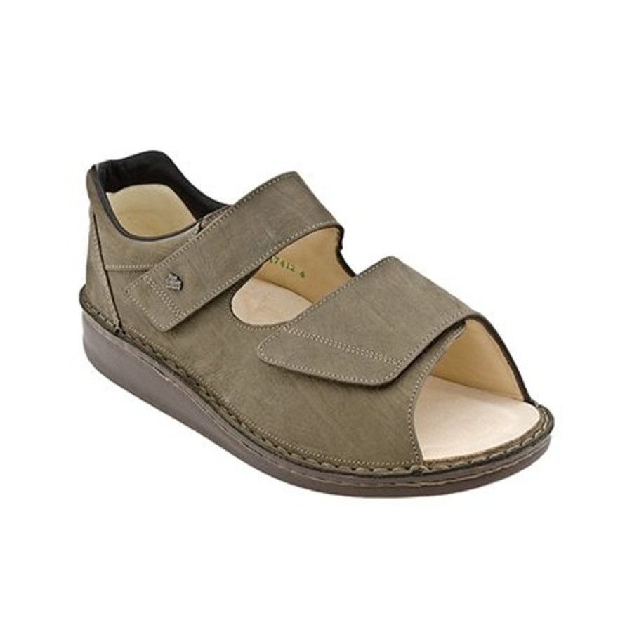 Finn Comfort Soft Texel Tobacco Nubuck | Sandals