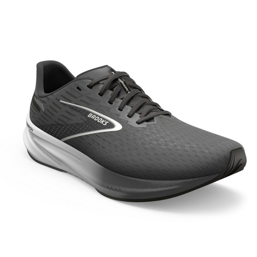 Brooks Running Hyperion Gunmetal Black White Women'S | Athletic