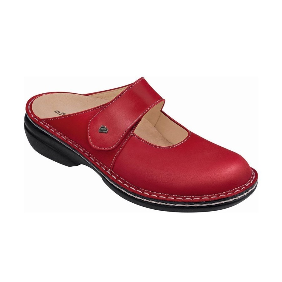 Finn Comfort Stanford Red Venezia | Clogs