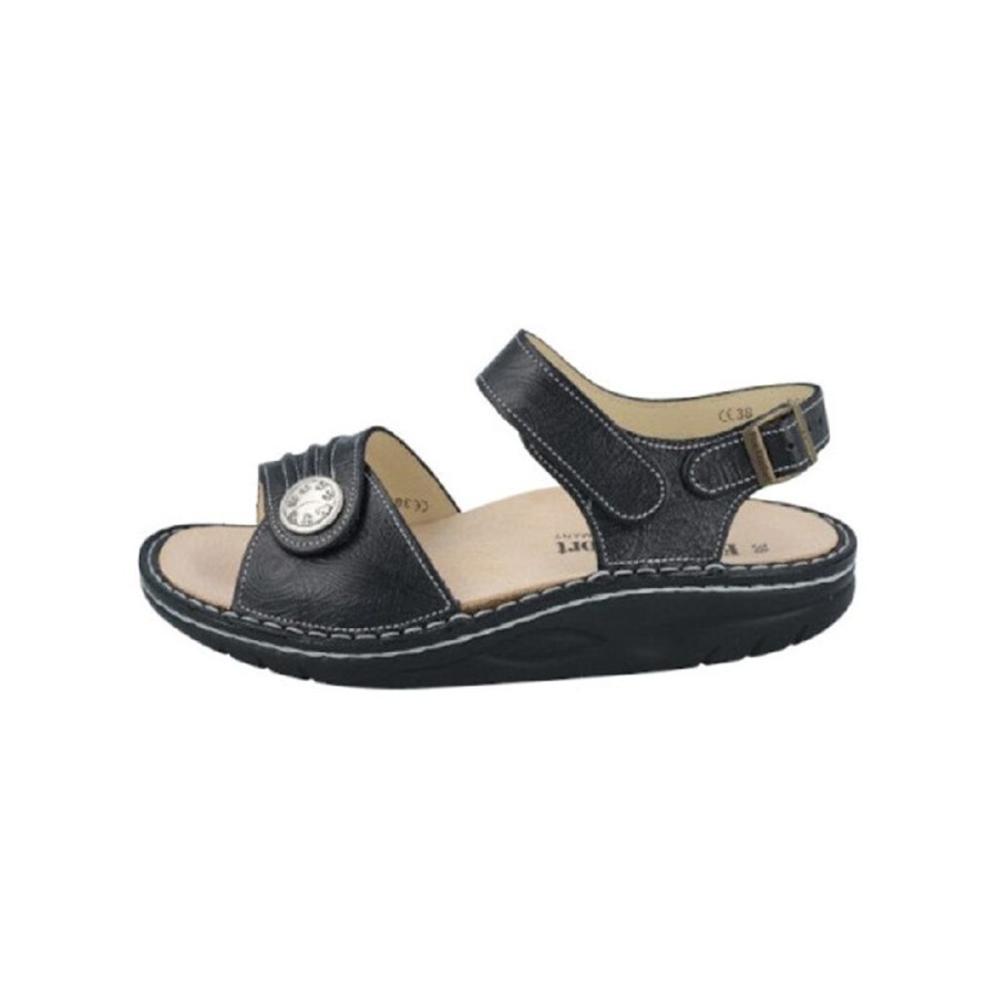 Finn Comfort Sausalito Arabesque Schwarz | Sandals