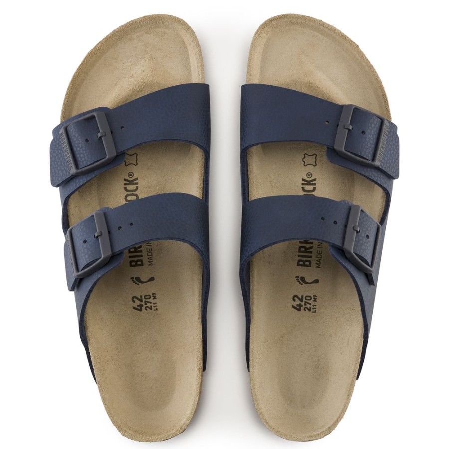 Birkenstock Arizona Desert Soil Blue Birko-Flor Regular Width | Sandals