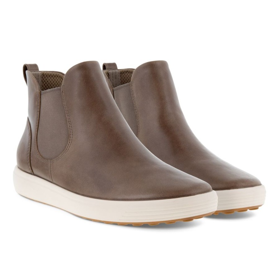 Ecco Soft 7 Chelsea Boot Taupe Women'S | Boots