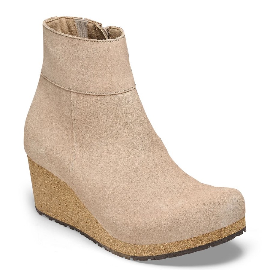 Birkenstock Ebba Warm Sand Suede Leather Narrow Width | Boots