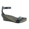 Naot Mermaid Black Raven Leather | Sandals