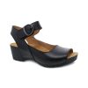 Dansko Tiana Black Burnished | Casual