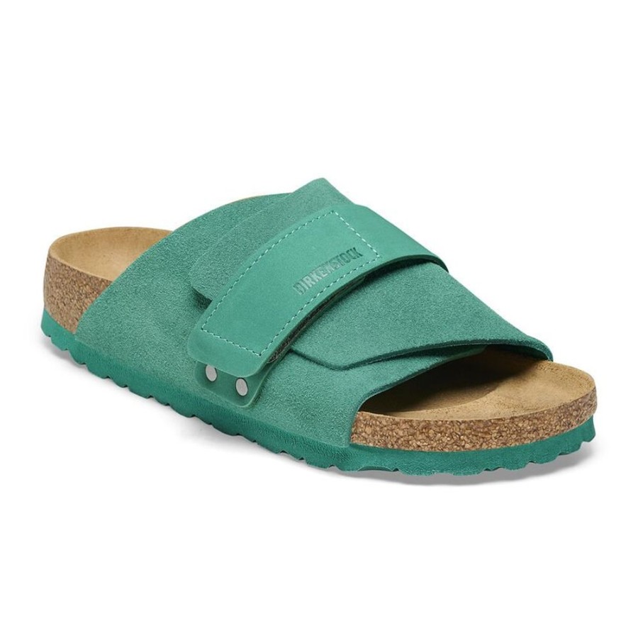 Birkenstock Kyoto Digital Green Narrow Width Hard Footbed | Sandals