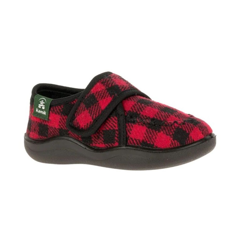 Kamik Cozylodge Red Plaid | Boys