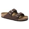 Birkenstock Arizona Desert Buck Roast Nubuck Leather Regular Width Hard Footbed | Sandals