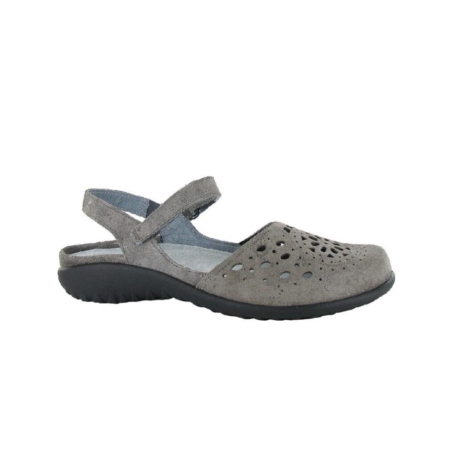 Naot Arataki Grey Marble Suede | Sandals