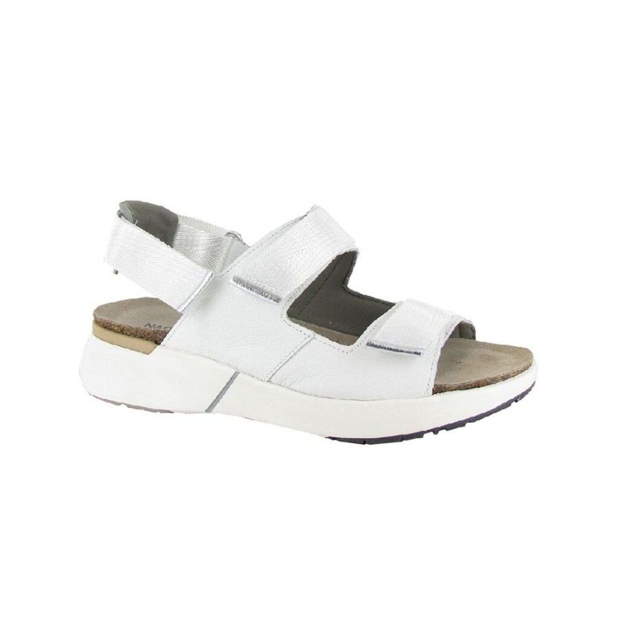 Naot Odyssey Soft White Grey | Sandals