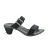 Naot Recent Black Shiny Leather | Sandals