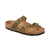 Birkenstock Mayari Olive Oiled Leather Regular Width Hard Footbed | Sandals