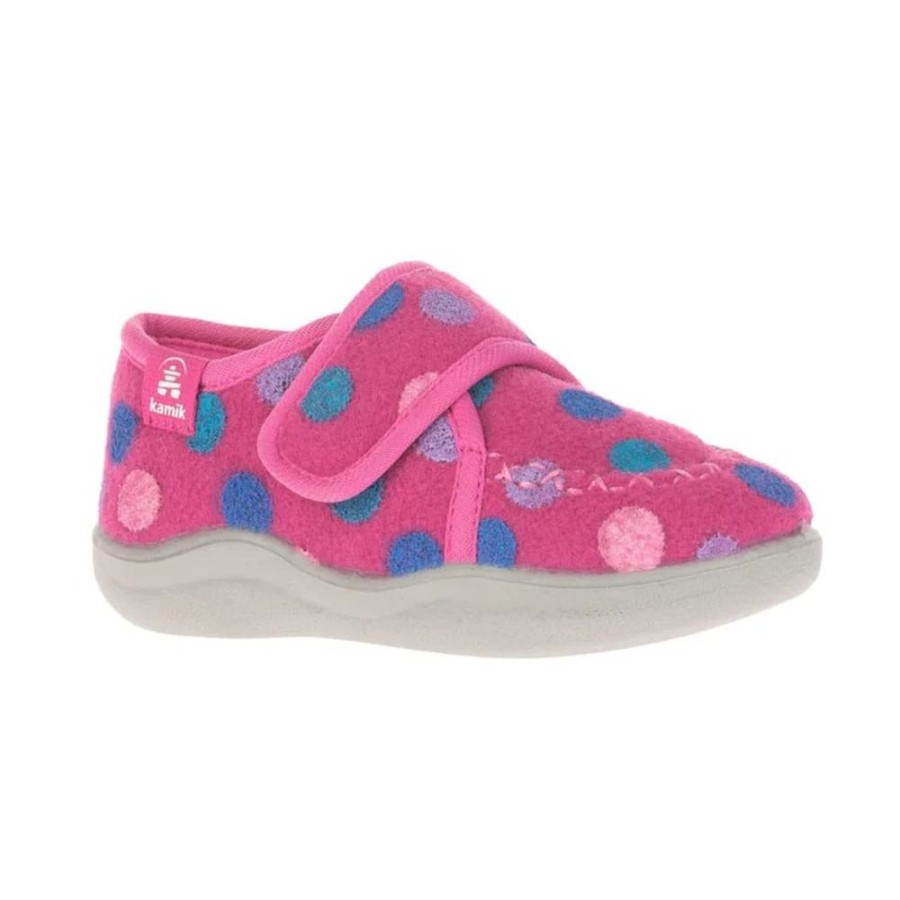 Kamik Cozylodge Pink Polka | Girls